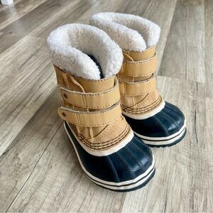 SOREL Kids' Yoot Pac TP Waterproof Snow Boot Mesquite Kids Toddler Size 6